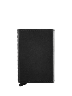 Carl Friedrik Leather Card Holder, Black