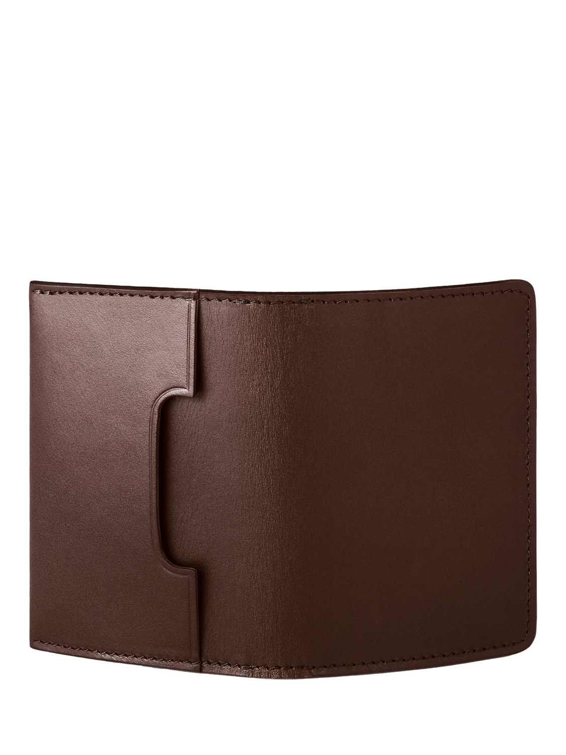 Product image 2 of 4, which shows Carl Friedrik Swanfield Leather Bifold Wallet, Chocolate