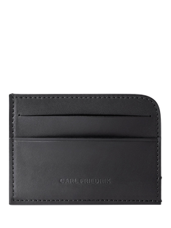 Carl Friedrik Hatton Leather Card Holder, Black