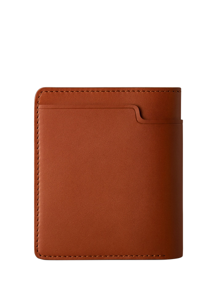 Carl Friedrik Walden Leather Bifold Wallet - view 2, Cognac