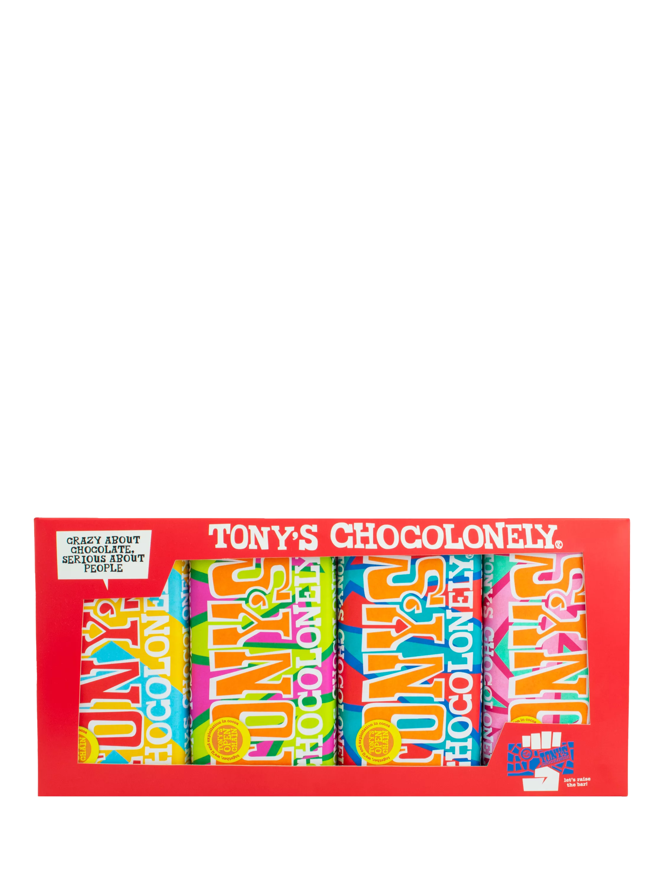 Tony's Chocolonely The Full Extraordinaire Collection, Pack of 4, 720g