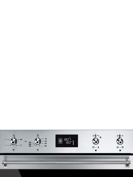 Smeg DOSF6390X Built In Electric Single Oven, Stainless Steel - view 2, Stainless Steel