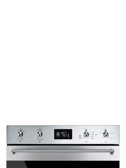 Smeg DOSP6390X Built In Electric Single Oven, Stainless Steel - view 2, Stainless Steel