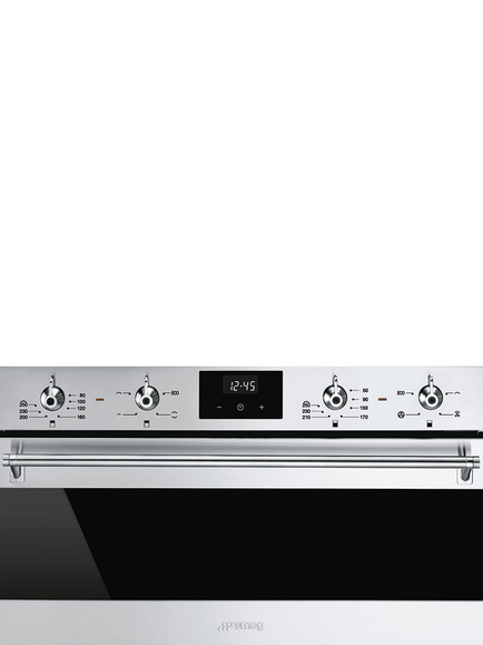 Smeg DUSF6300X Built In Electric Single Oven, Stainless Steel - view 2, Stainless Steel