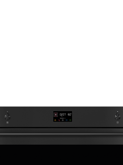 Smeg SFP9302TN Built In Electric Single Oven, Matte Black - view 2, Matte Black
