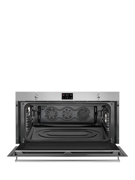 Smeg SFR9302TX Built In Electric Single Oven, Stainless Steel - view 2, Stainless Steel