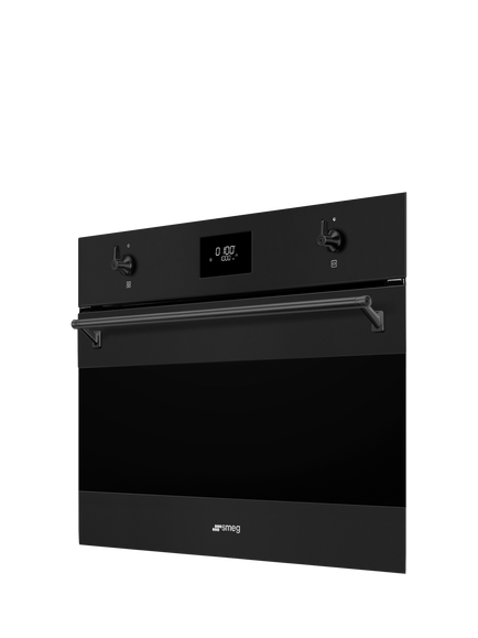 Smeg SO4301M1N Built In Combination Microwave Oven, Matte Black - view 2, Matte Black
