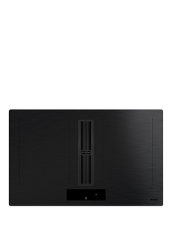 Smeg HOBD382MB2 84cm Induction Hob with Integrated Extractor, Matte Black, Matte Black