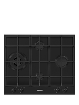 Smeg PX364LMB 60cm Gas Hob, Matte Black