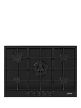 Smeg PX375MB 75cm Gas Hob, Matte Black