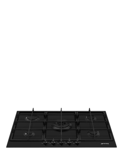 Smeg PX375MB 75cm Gas Hob, Matte Black - view 2, Matte Black