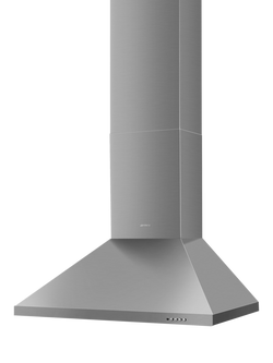 Smeg KD61XE3 60cm Chimney Cooker Hood, Stainless Steel, Stainless Steel