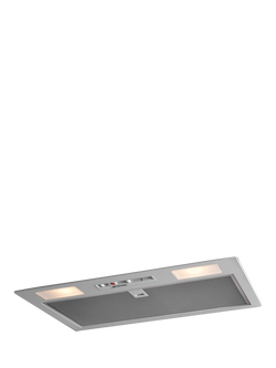 Smeg KI52E3 50cm Integrated Cooker Hood, Silver, Silver
