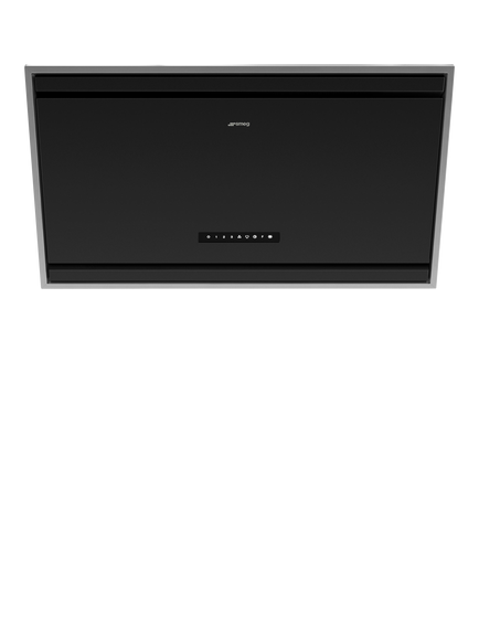 Smeg KV394MB 90cm Wall Cooker Hood, Matte Black, Matte Black