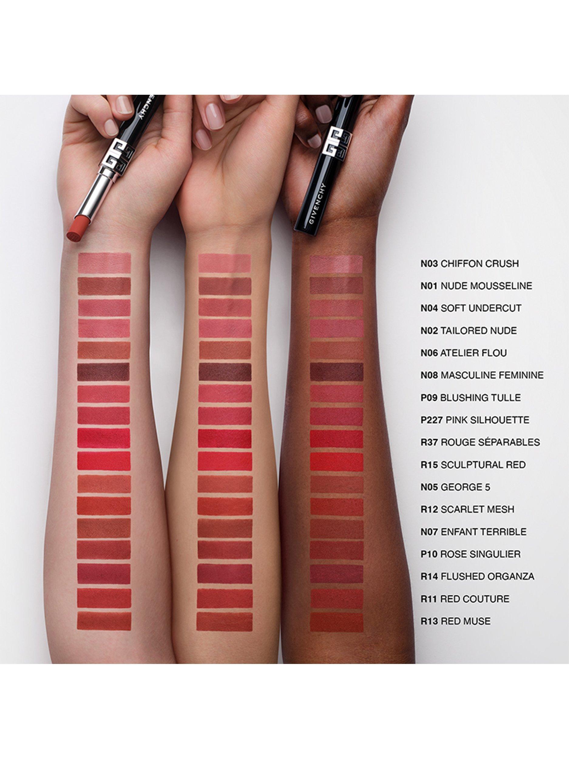 Product image 3 of 7, which shows Givenchy Le Rouge Velvet Matte Lipstick, P10 Rose Singulier