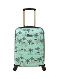 Sara Miller 4-Wheel 54cm Cabin Case, 29L, Mint Ostrich