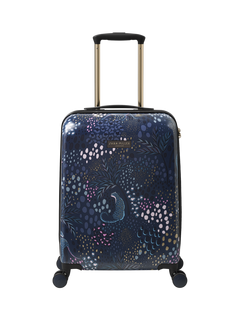 Sara Miller 4-Wheel 54cm Cabin Case, 29L, Midnight Leopard