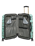 Sara Miller 4-Wheel 77cm Large Suitcase, 82L, Mint Ostrich