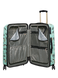 Sara Miller 4-Wheel 67cm Medium Suitcase, 54L, Mint Ostrich