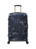 Sara Miller 4-Wheel 67cm Medium Suitcase, 54L, Midnight Leopard