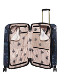 Sara Miller 4-Wheel 67cm Medium Suitcase, 54L, Midnight Leopard
