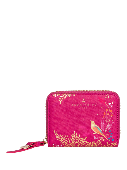 Sara Miller Small Zip Purse, Pink Chelsea, Pink Chelsea