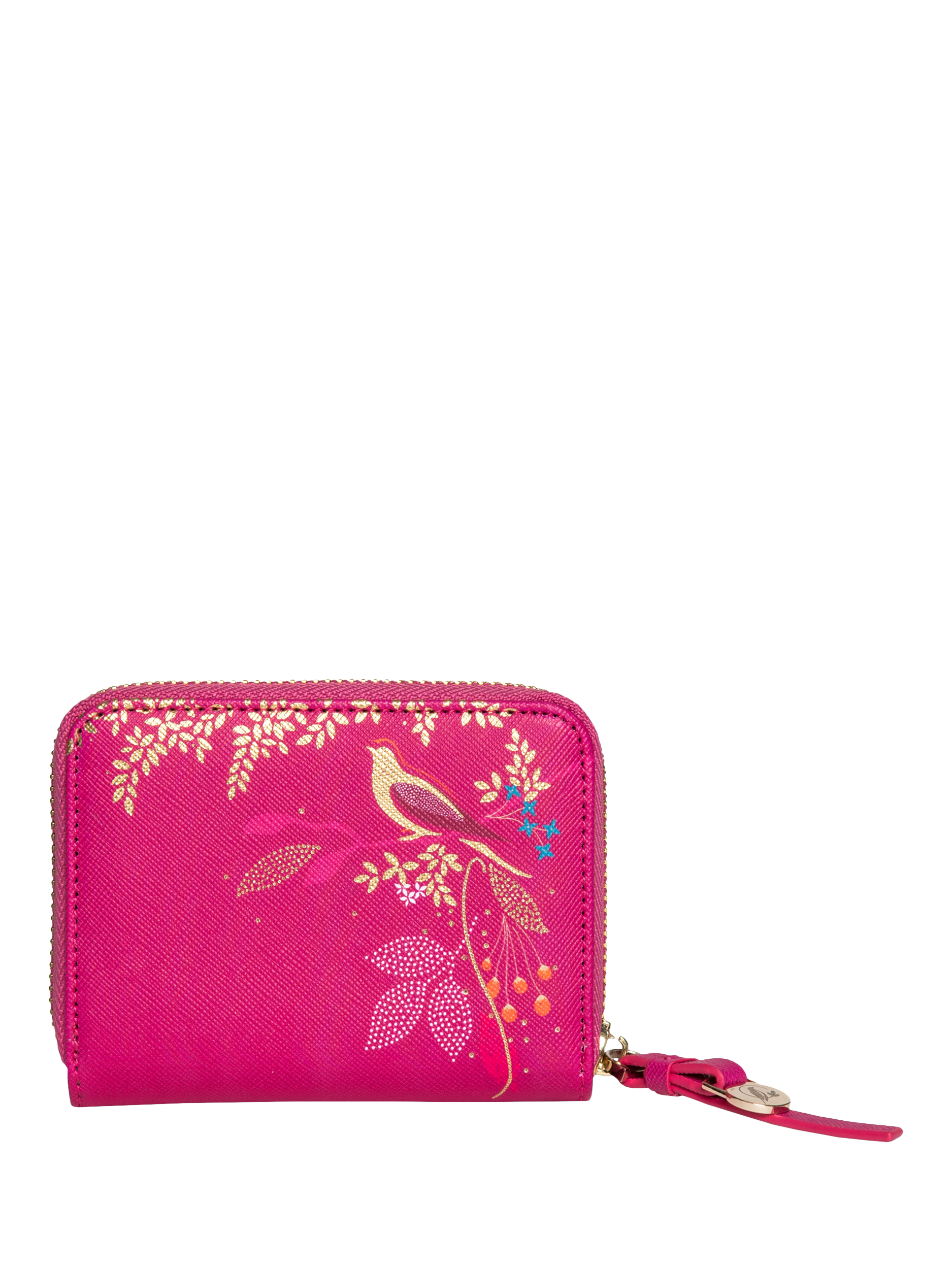 Product image 4 of 5, which shows Sara Miller Small Zip Purse, Pink Chelsea
