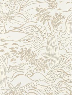 Scion Falling Foss Wallpaper, Linen