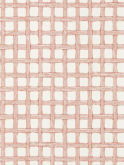 Scion Fretwork Wallpaper, Ladybird Red