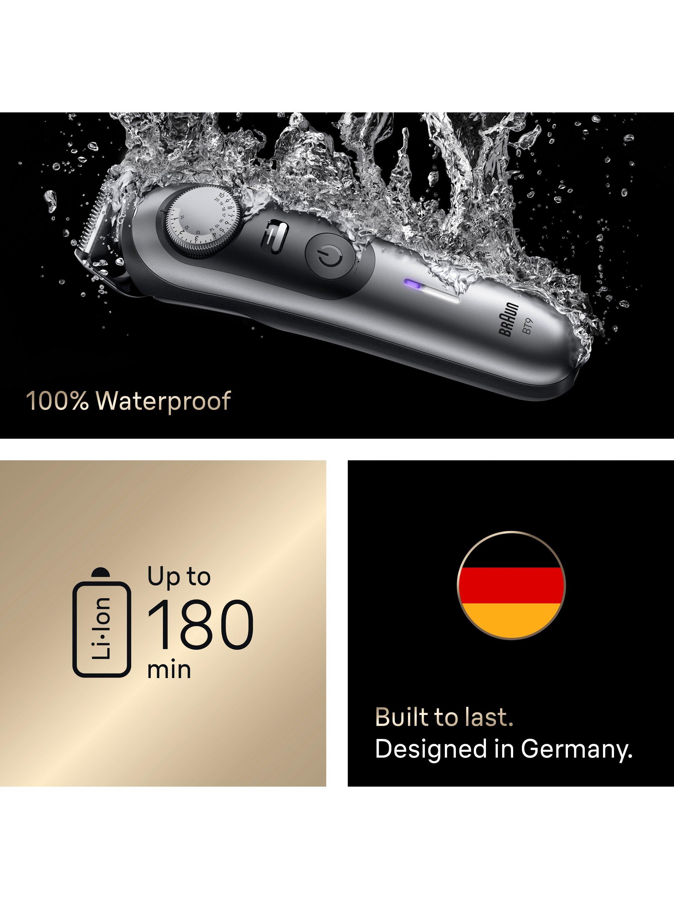 Product image 4 of 8, which shows Braun Series 9 Beard Trimmer, Black