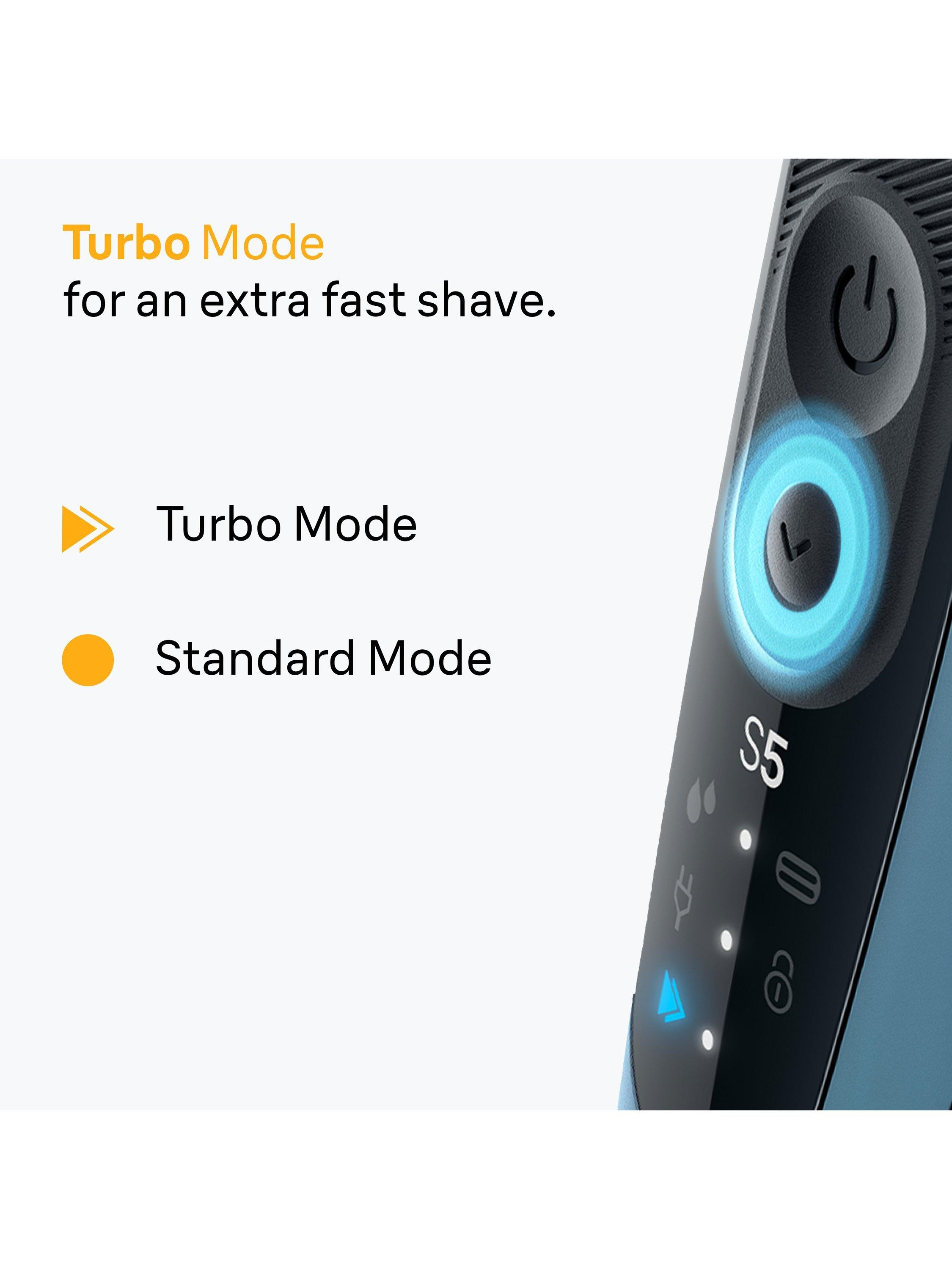 Product image 4 of 7, which shows Braun Series 5 52-A1000s Electric Shaver, Black