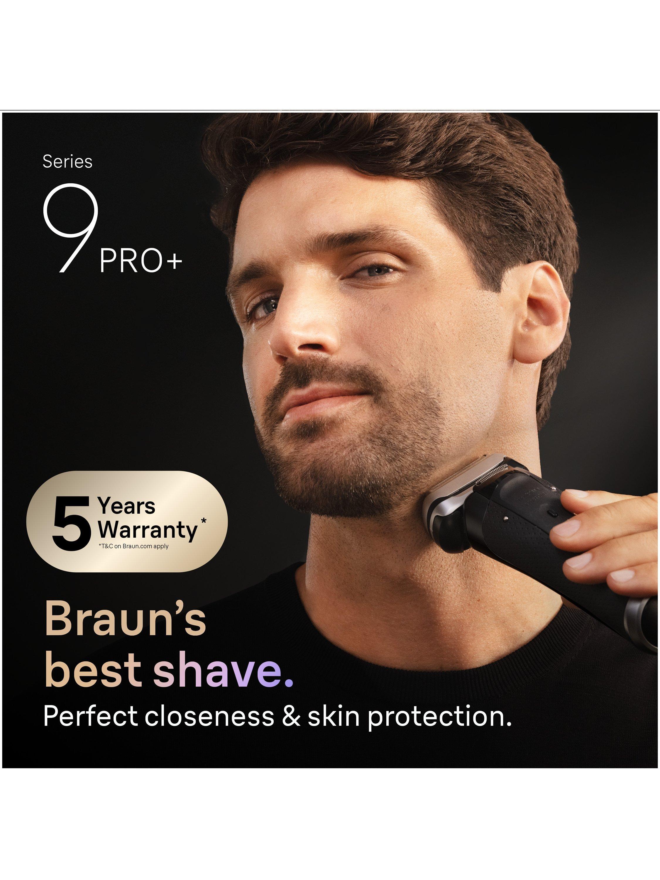 Product image 2 of 9, which shows Braun Series 9 PRO+ 9610s Shaver, Black
