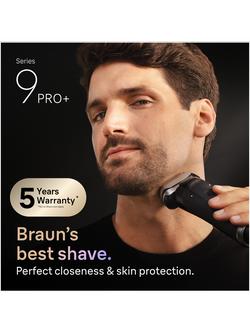Braun Series 9 PRO+ 9610s Shaver, Black - view 2, Black