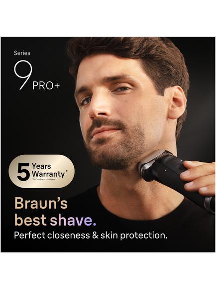 Braun Series 9 PRO+ 9610s Shaver, Black - view 2, Black