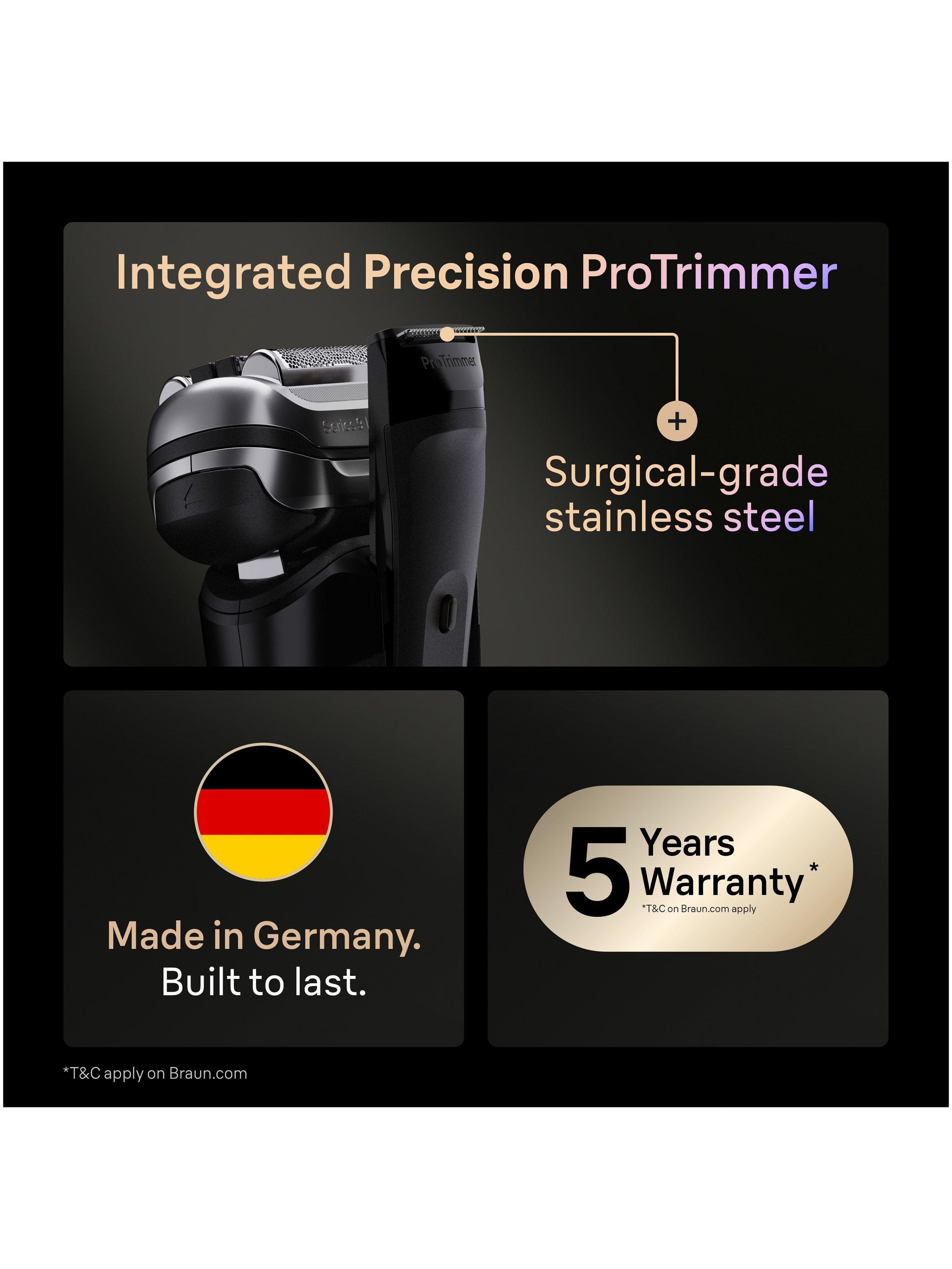 Product image 6 of 9, which shows Braun Series 9 PRO+ 9610s Shaver, Black