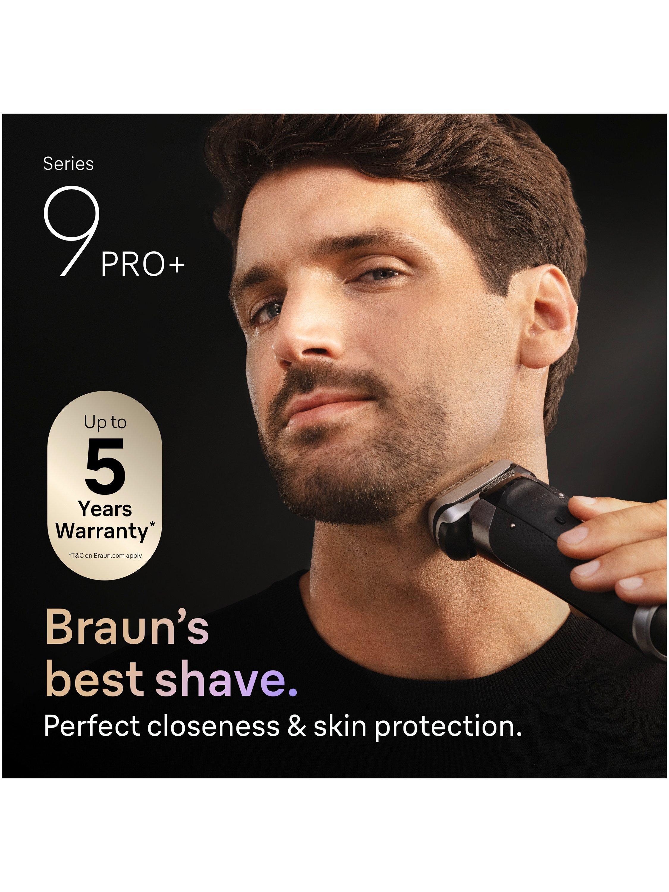 Product image 2 of 8, which shows Braun Series 9 PRO+ 9667cc Shaver, Black