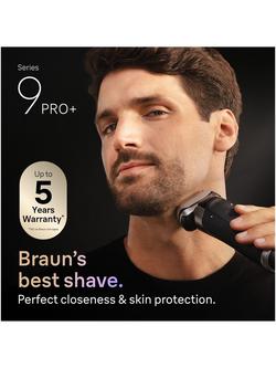 Braun Series 9 PRO+ 9667cc Shaver, Black - view 2, Black