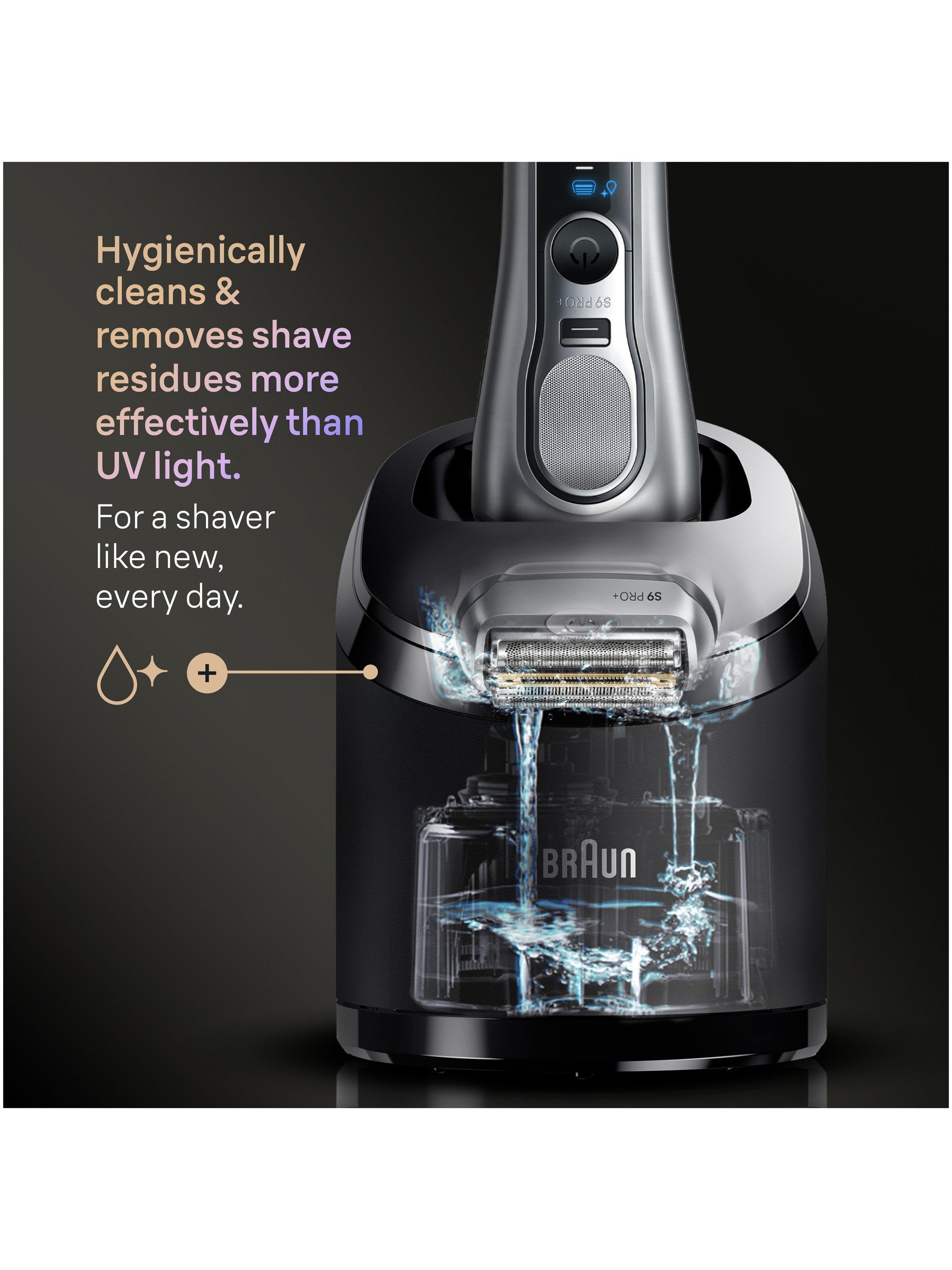 Product image 7 of 8, which shows Braun Series 9 PRO+ 9667cc Shaver, Black
