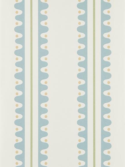 Scion Oakham Wallpaper, Coast Blue