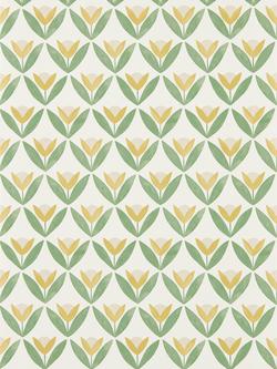 Scion Tulip Trellis Wallpaper, Honey