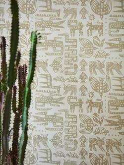 Scion Twycross Wallpaper - view 2, Linen