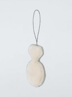 John Lewis Beaded Engagement Ring 2026 Hanging Decoration - view 2, Ivory