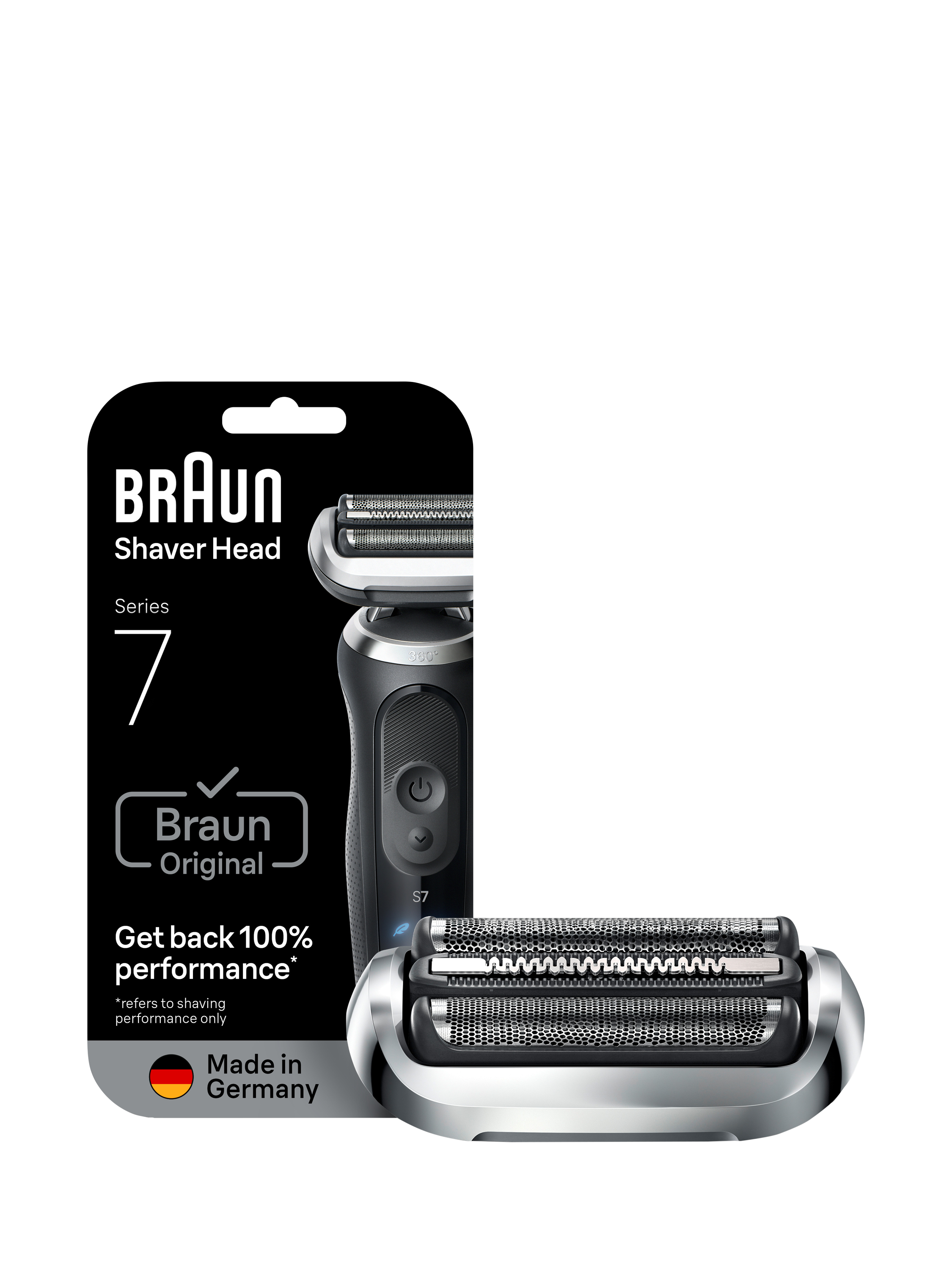 Product image 7 of 7, which shows Braun Series 7 Shaver Head Replacement, Black