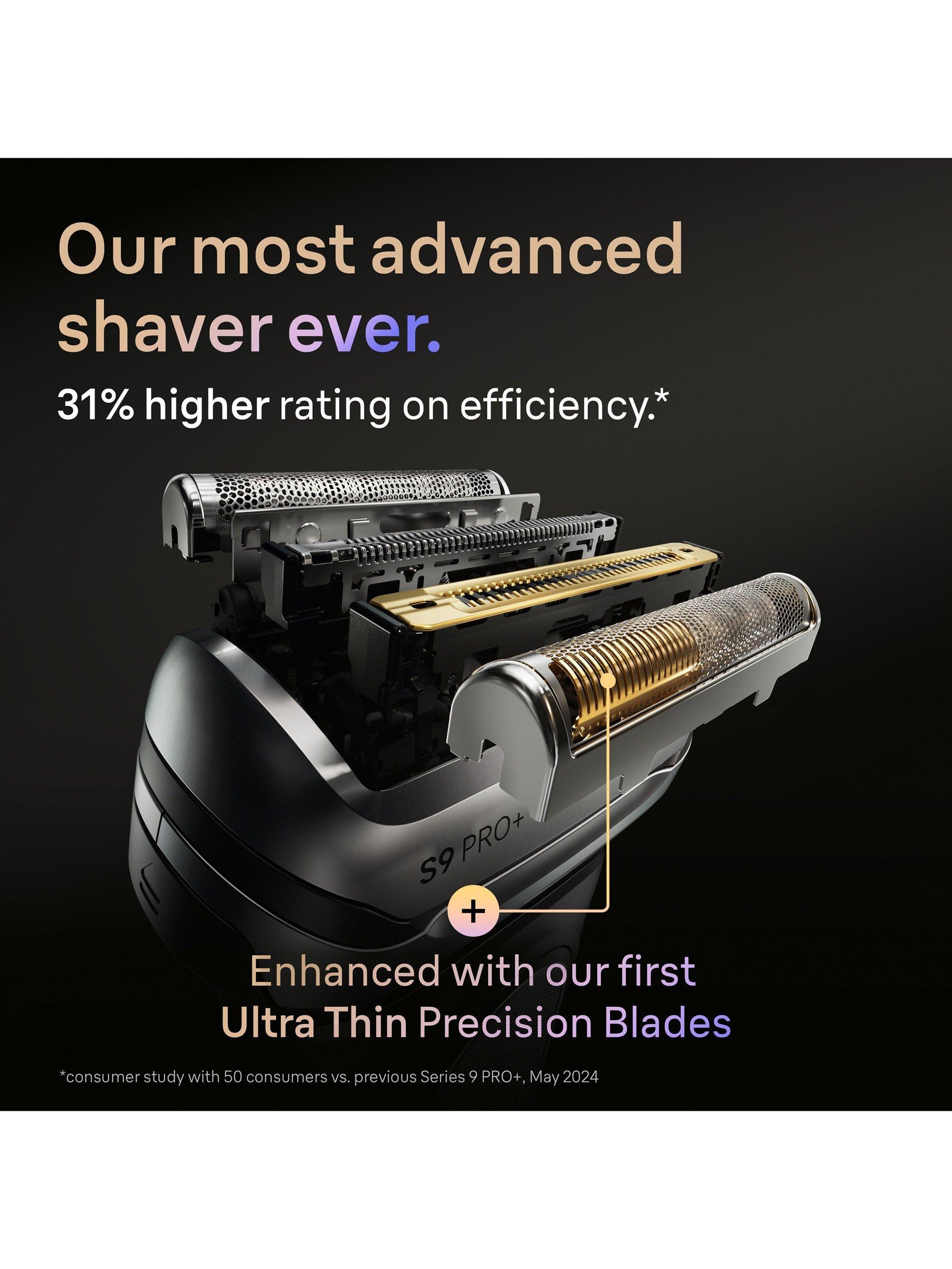 Product image 4 of 7, which shows Braun Series 9 Shaver Head Replacement, Black