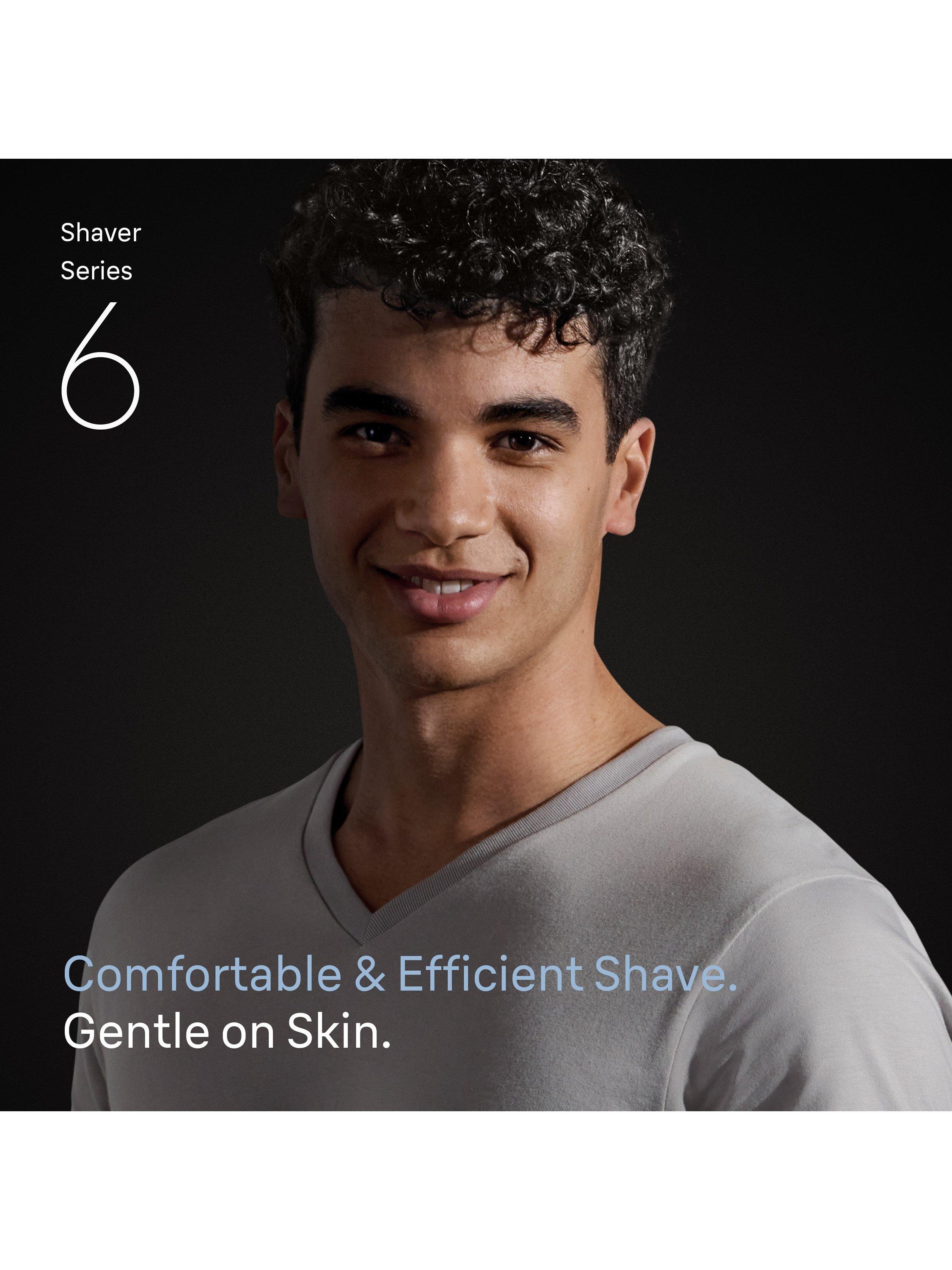 Product image 2 of 7, which shows Braun Series 6 Shaver Head Replacement, Black