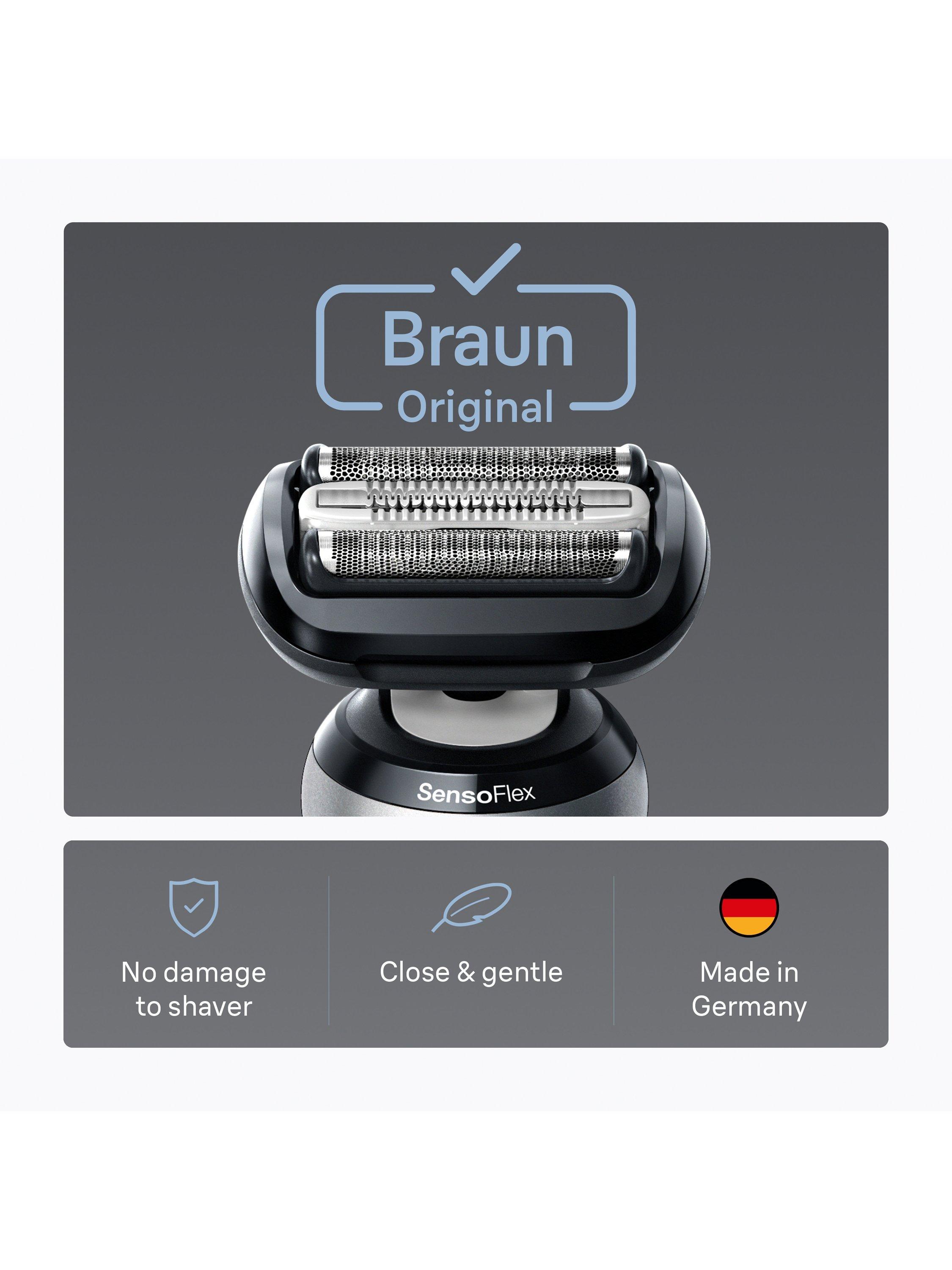 Product image 5 of 7, which shows Braun Series 6 Shaver Head Replacement, Black