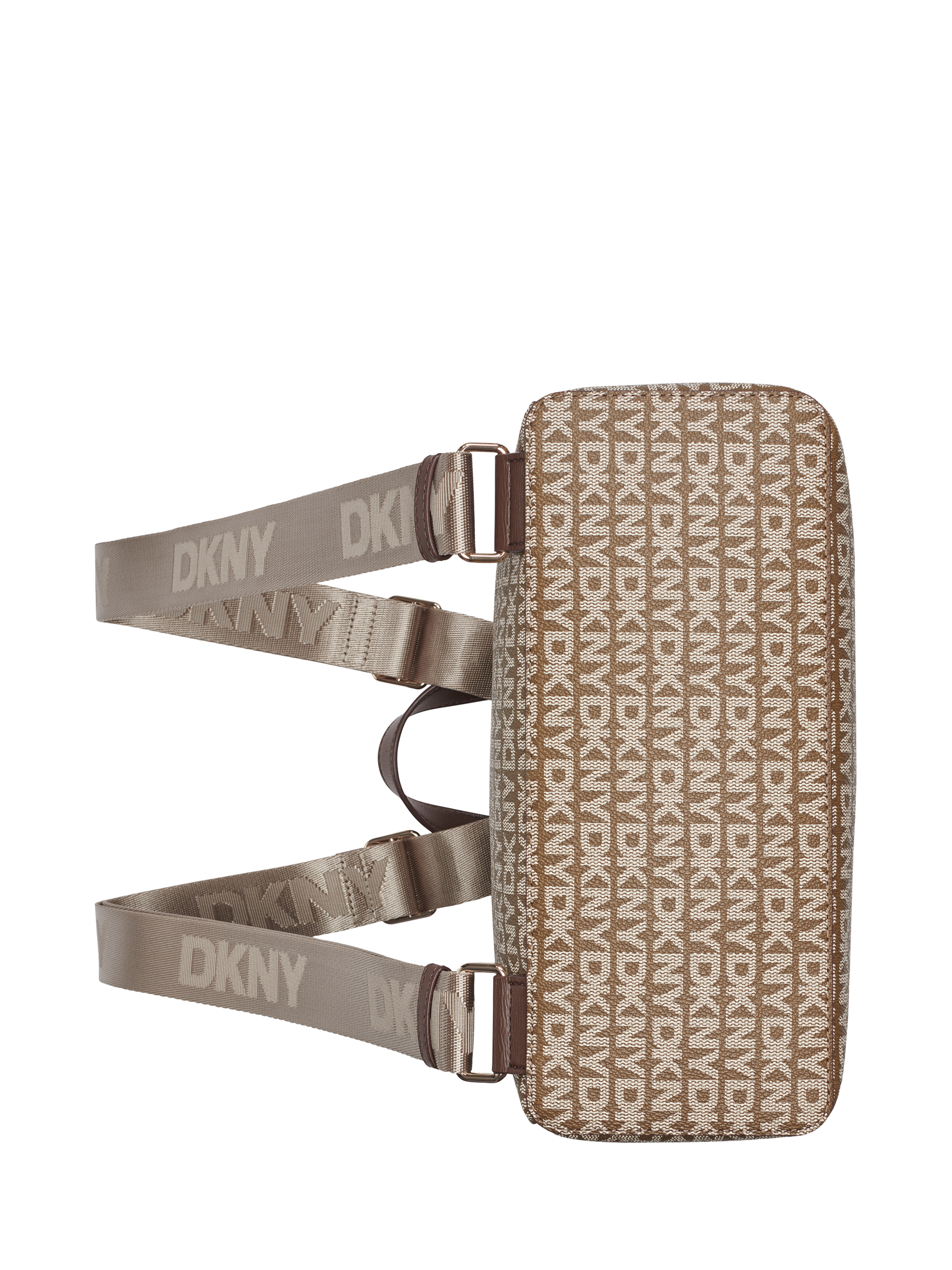 Product image 5 of 11, which shows DKNY Bryant Ave Faux Leather Backpack, Chocolate