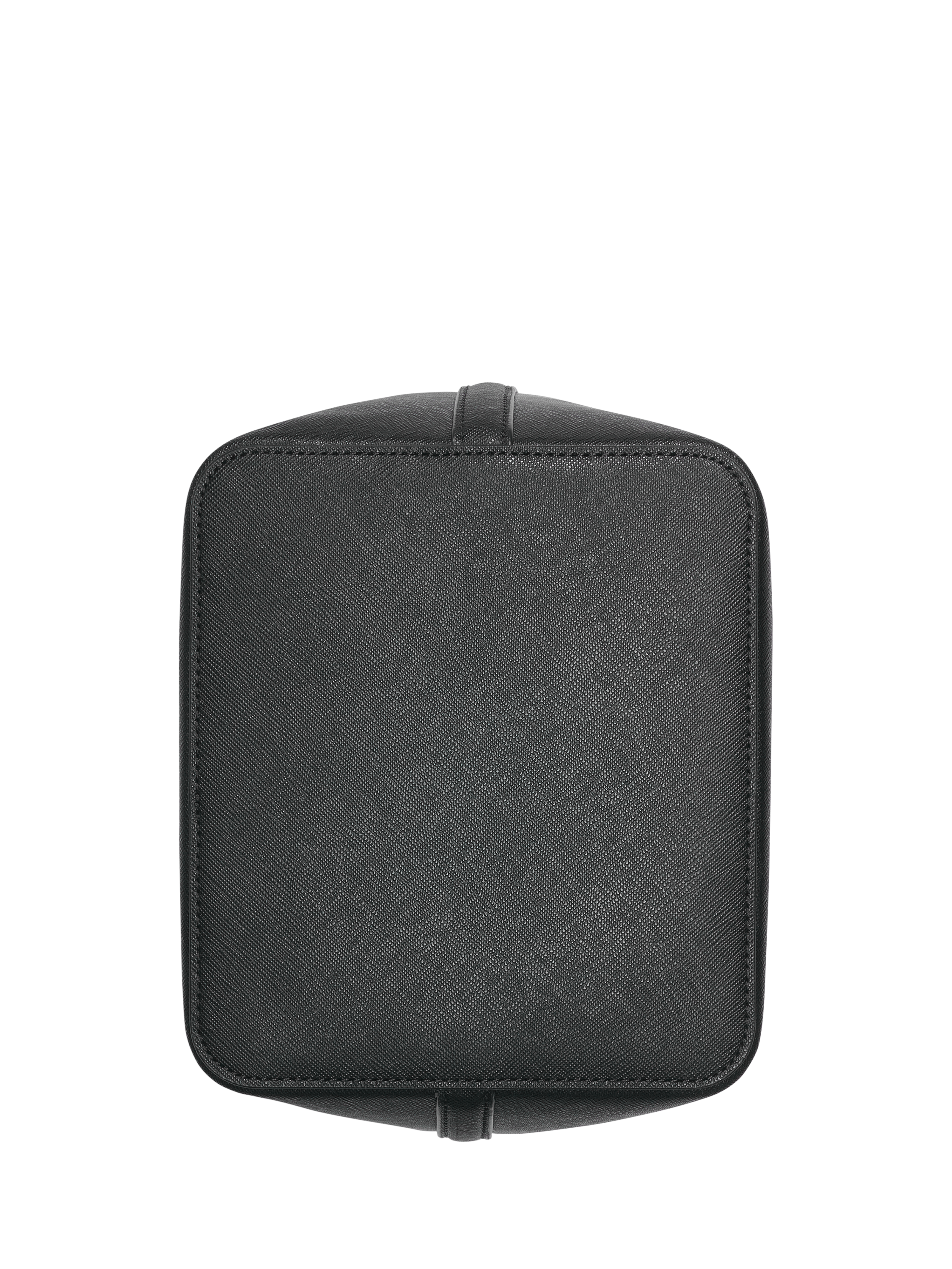 Product image 5 of 5, which shows DKNY Avril Leather Bucket Bag, Black/Gold