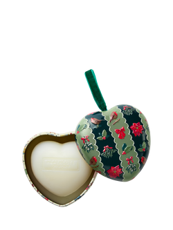 Heathcote & Ivory Soap in Heart-Shaped Tin, 90g, Multi