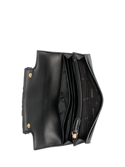 DKNY Avril Leather Wallet, Black/Gold - view 2, Black/Gold